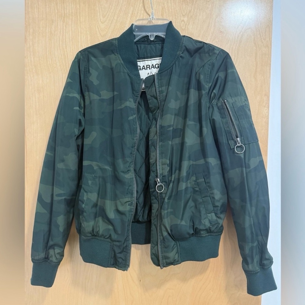 Garage Men's Camouflage Bomber Jacket